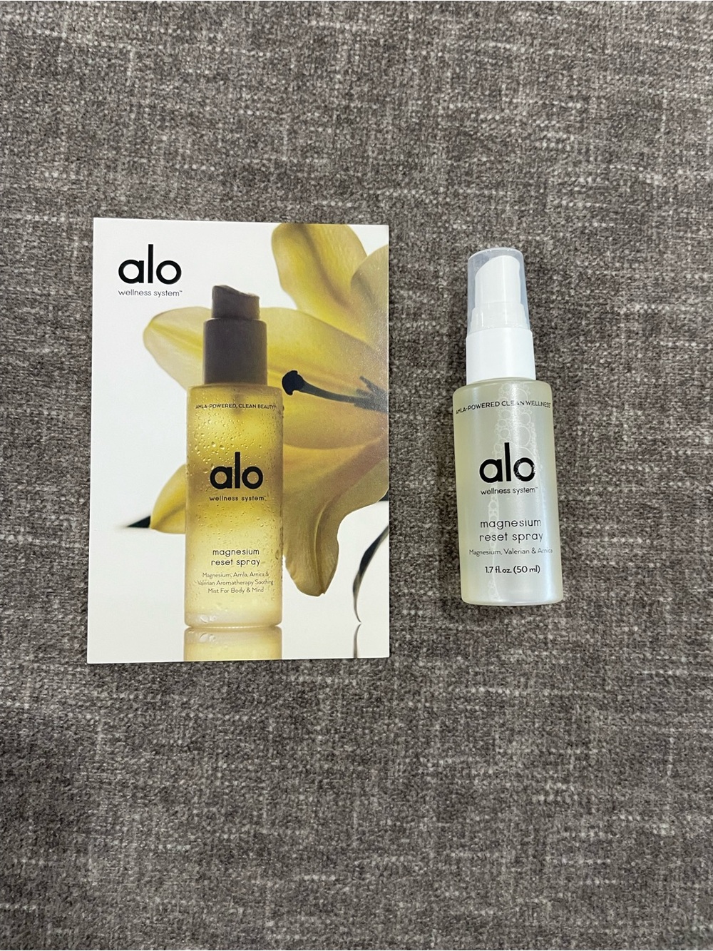 Alo Glow magnesium recovery spray